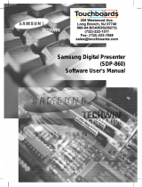Samsung SDP-860 User manual