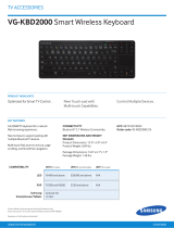 Samsung VG-KBD2000 User manual