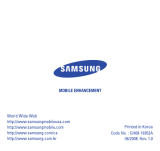 Samsung SBH650 - Bluetooth Stereo Pendant Headset User manual