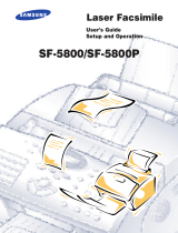 Samsung SF-5800 User manual