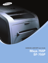 Samsung SF-755P User manual