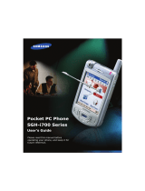 Samsung SGH-i700 User manual