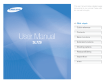 Samsung SL720 User manual
