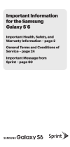 Samsung SM-G920PZDASPR Information Booklet