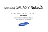 Samsung SM-N900V Verizon Wireless User manual