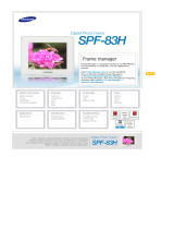 Samsung SPF-83H User manual