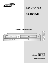 Samsung SV-DVD54T User manual