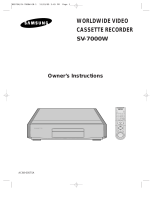 Samsung SV7000W User manual