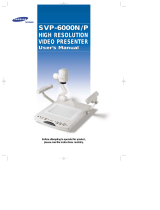 Samsung SVP-6000N/P User manual