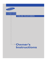 Samsung TX-P2730 User manual