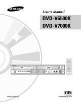 Samsung V6500K User manual