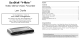 SanDisk V-Mate Video Memory Card Recorder User manual