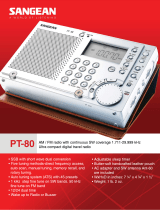 Sangean Electronics Sangean PT-80 User manual