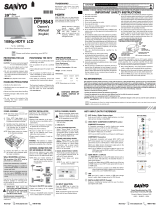 Sanyo DP39843 User manual