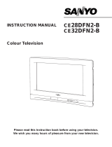 Sanyo CE28DFN2-B User manual