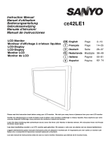 Sanyo CE42LE1 User manual