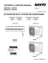 Sanyo 200 BTU Ductless Single Zone Mini-Split Wall-Mounted Heat Pump User manual