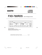 Sanyo FXD-780RDS User manual