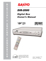 Sanyo DIR-2000 User manual