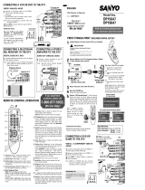 Sanyo DP19647x - 19" 16 x 9 LCD Owner's manual