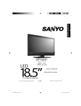 Sanyo DP19241 User manual