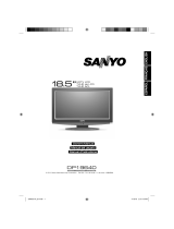 Sanyo DP19640 - 18.5" Diagonal LCD HDTV 720p User manual