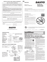 Sanyo DS24205 Owner's manual