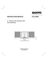 Sanyo DTA-2680 User manual