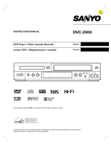 Sanyo DVC-2000 User manual