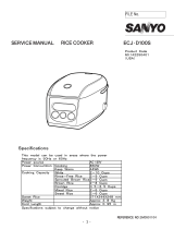 Sanyo ECJ-D100S - 10 Cup MICOM Rice Cooker User manual