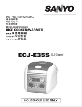 Sanyo ECJ-E35S User manual