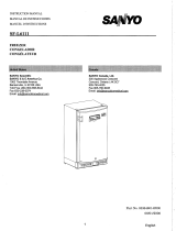 Sanyo Freezer SF-L6111 User manual