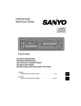 Sanyo FXCD-550 User manual