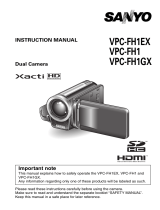 Sanyo HDMI VPC-FH1 User manual