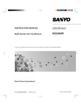 Sanyo KS2462R User manual