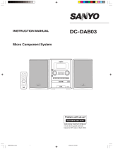 Sanyo DC-DAB03 User manual