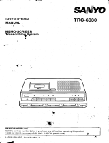 Sanyo TRC-6030 User manual