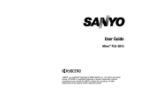 Sanyo PLS-3810 User manual