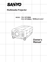 Sanyo PLC-EF10NAL User manual