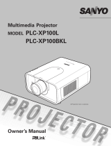Sanyo PLC-XP100L User manual