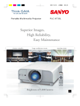 Sanyo PLC-XT35L User manual