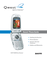 Sanyo QWEST SCP-8300 User manual