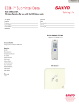 Sanyo RCS-SH80AAB.WL User manual