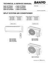 Sanyo Sanyo Split System Air Conditoner User manual