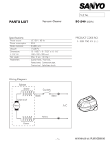 Sanyo SC-240 User manual