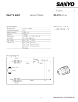 Sanyo SC-270 User manual