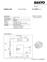 Sanyo SC-X1000P User manual