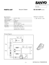 Sanyo SC-X2100P User manual