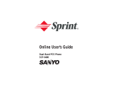 Sanyo SCP-6400 User manual