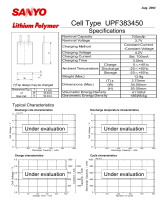 Sanyo UPF383450 User manual